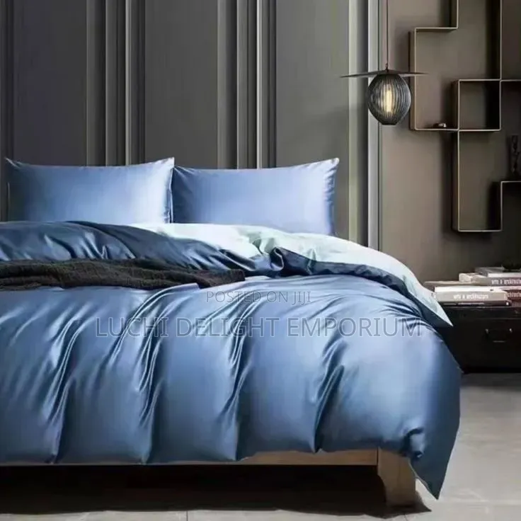 Blue Gray Mixed Duvet Set – Stylish, Soft Comfortable 