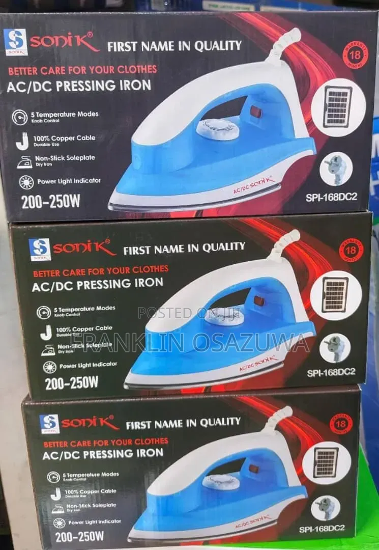 Sonik AC/DC Pressing Iron