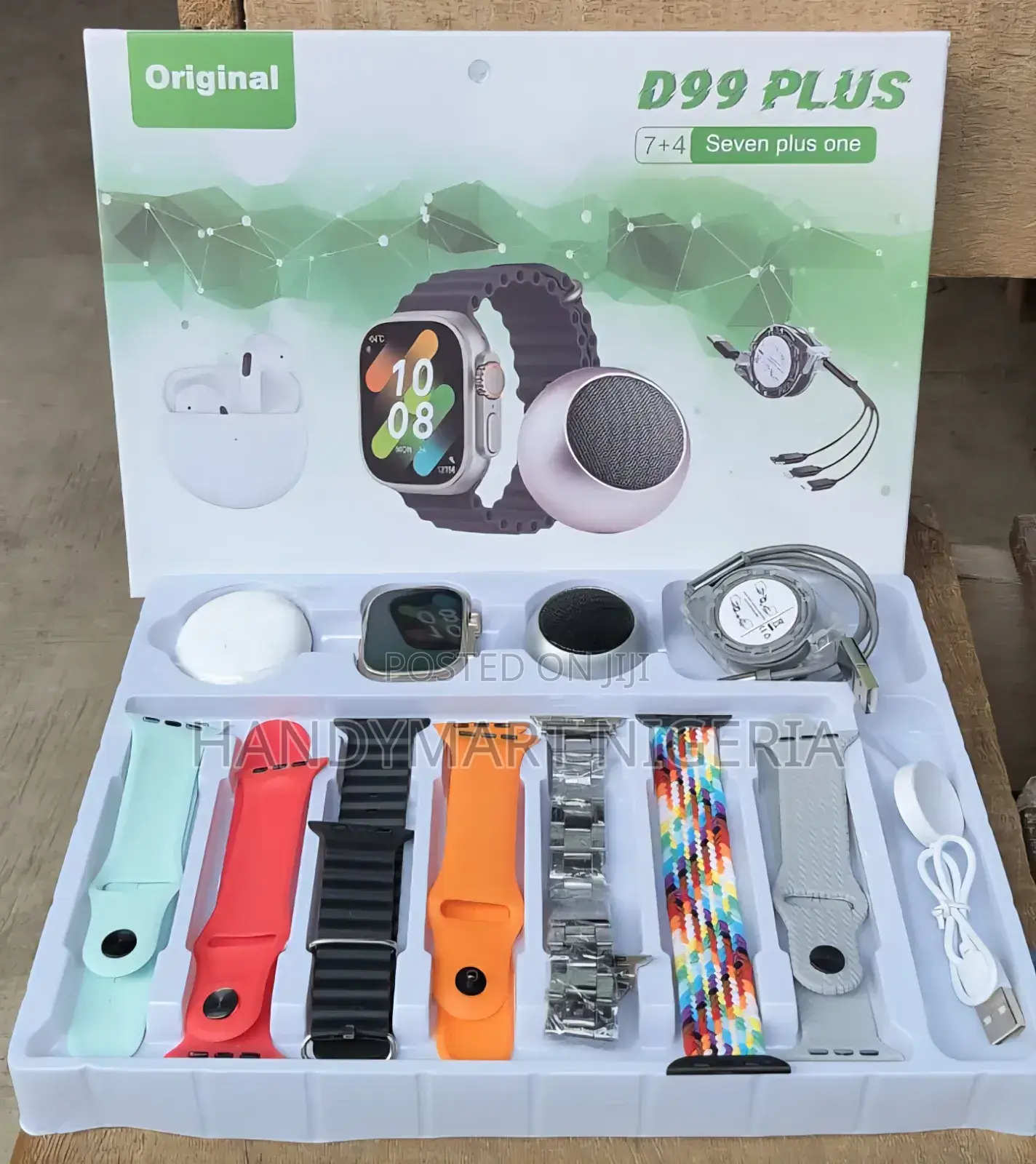 D99 Plus Smartwatch Combo Set 5% OFF