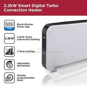 Black and Decker 2.2kw Smart Digital Turbo Convection Heater