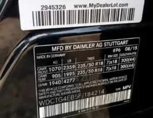 Mercedes-Benz GLA 250 2016 Black
