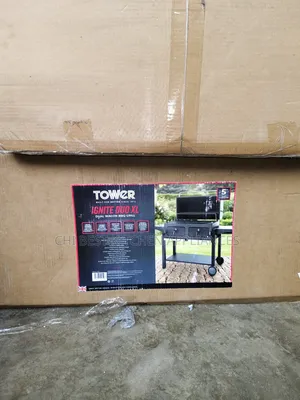 Tower Ignite Duo Xl Charcoal BBQ