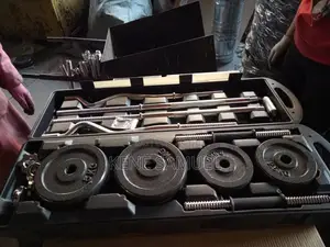 55kg Barbell Weight (With Dumbbell Rod)
