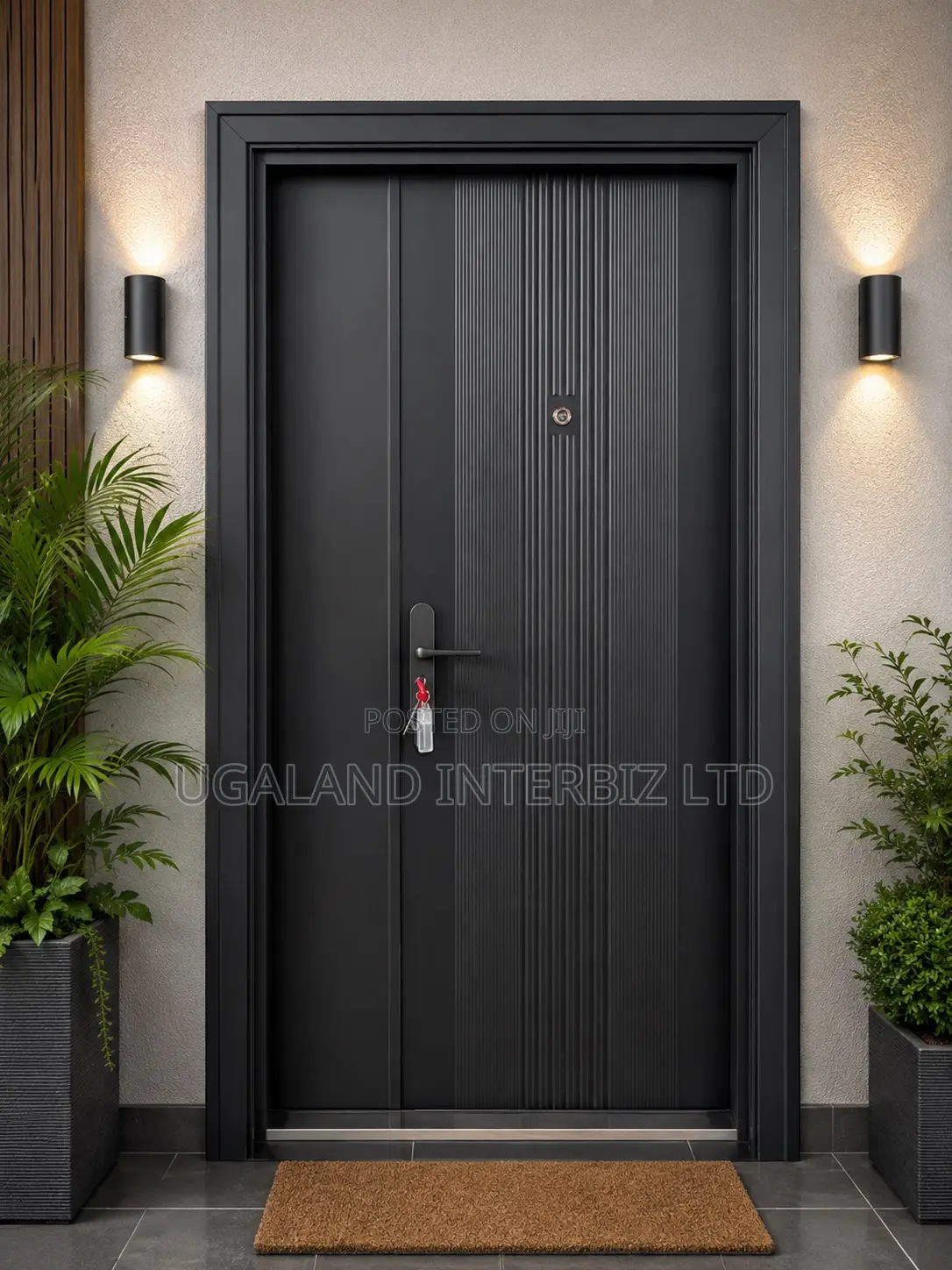 The Black Security Door