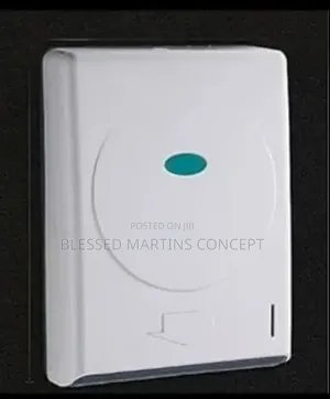 Big White Wall Mounted Tissue Paper Roll Dispenser. (Manual)