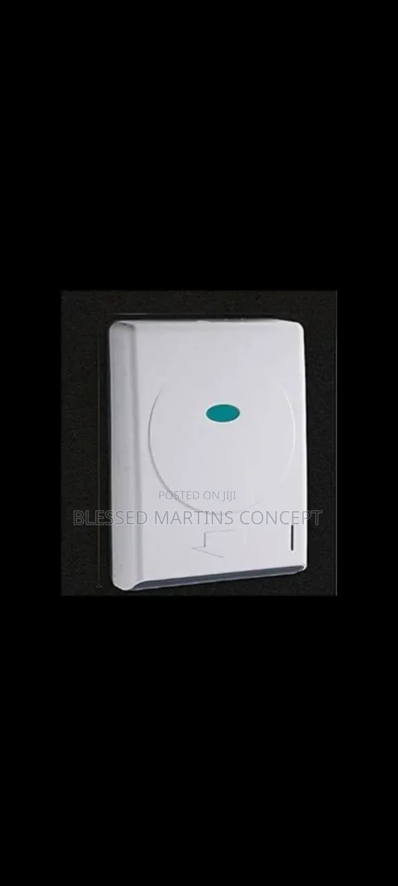 Big White Wall Mounted Tissue Paper Roll Dispenser. (Manual)