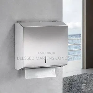 Wall Mounted Stainless Steel Tissue Paper Roll Dispenser for Comercial