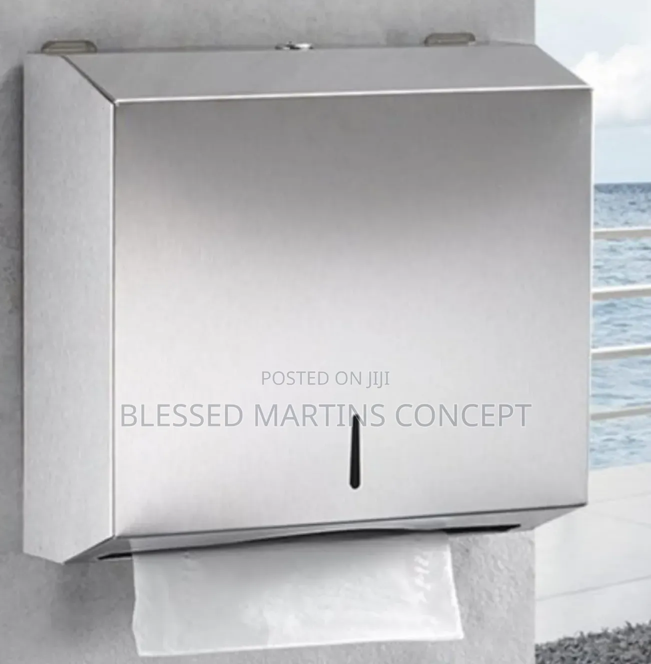 Wall Mounted Stainless Steel Towel Paper (Serviette) Dispenser