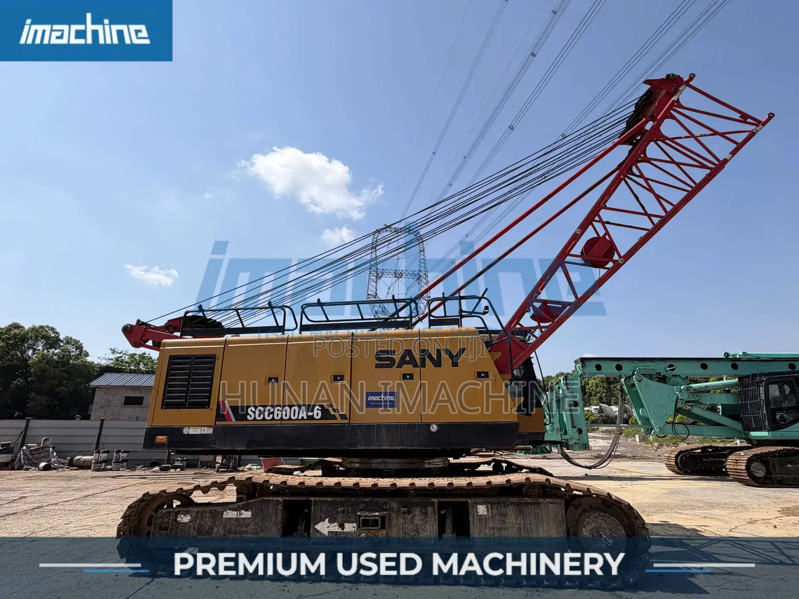 Foreign Used Sany 60 Tons Crawler Crane 2021