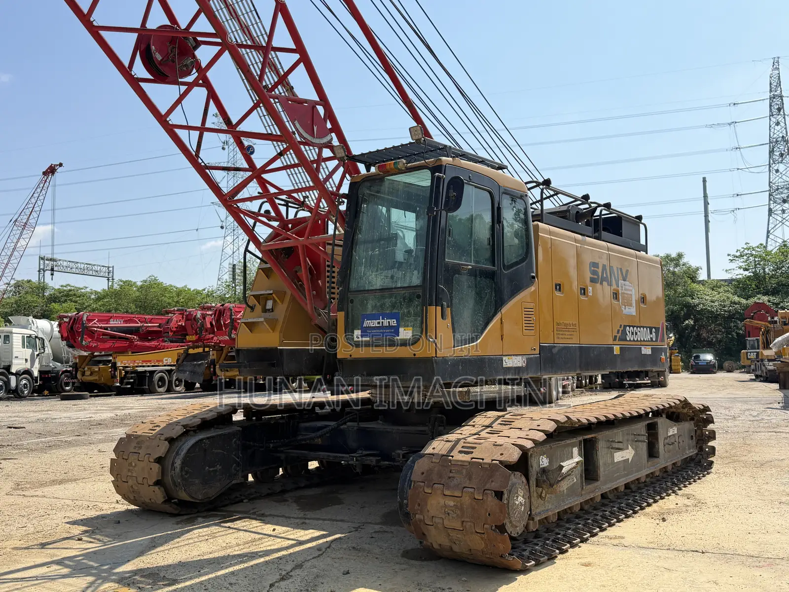 Foreign Used Sany 60 Tons Crawler Crane 2021