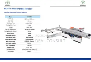 Industrial Sliding Table Precision Saw