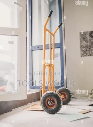 Manual Hand Push Trolley With 2 Tyres