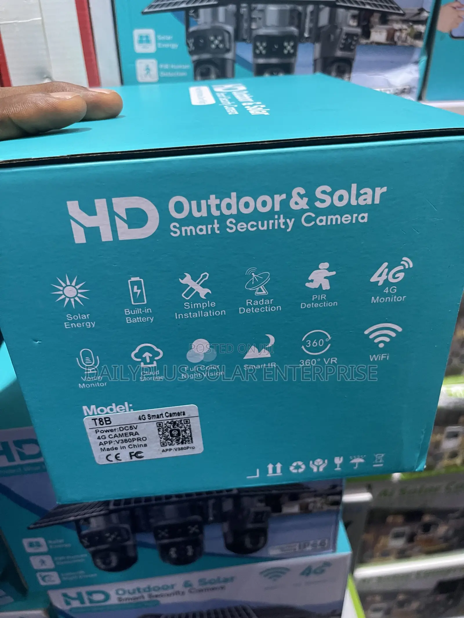 HD 3view 2eyes Smart Solar Security Camera