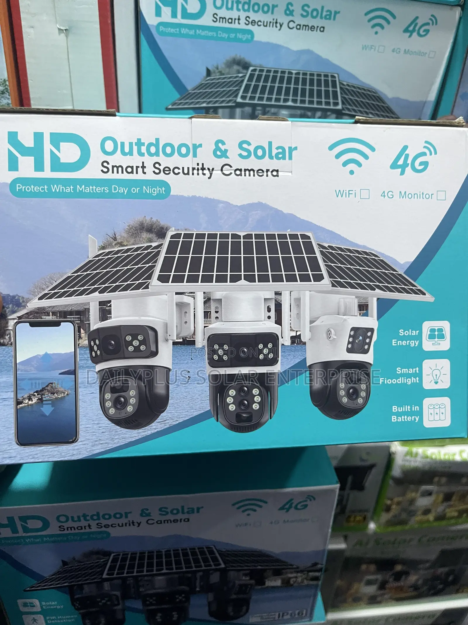 HD 3view 2eyes Smart Solar Security Camera