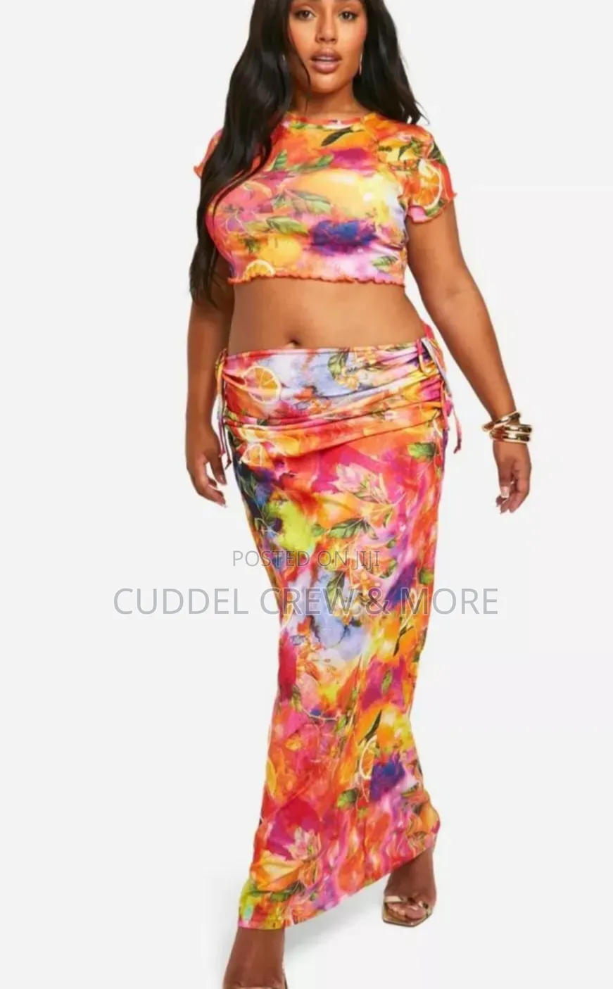 Boohoo Fruit Print Set