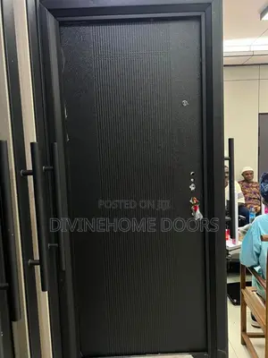 Mart-Black Steel Door
