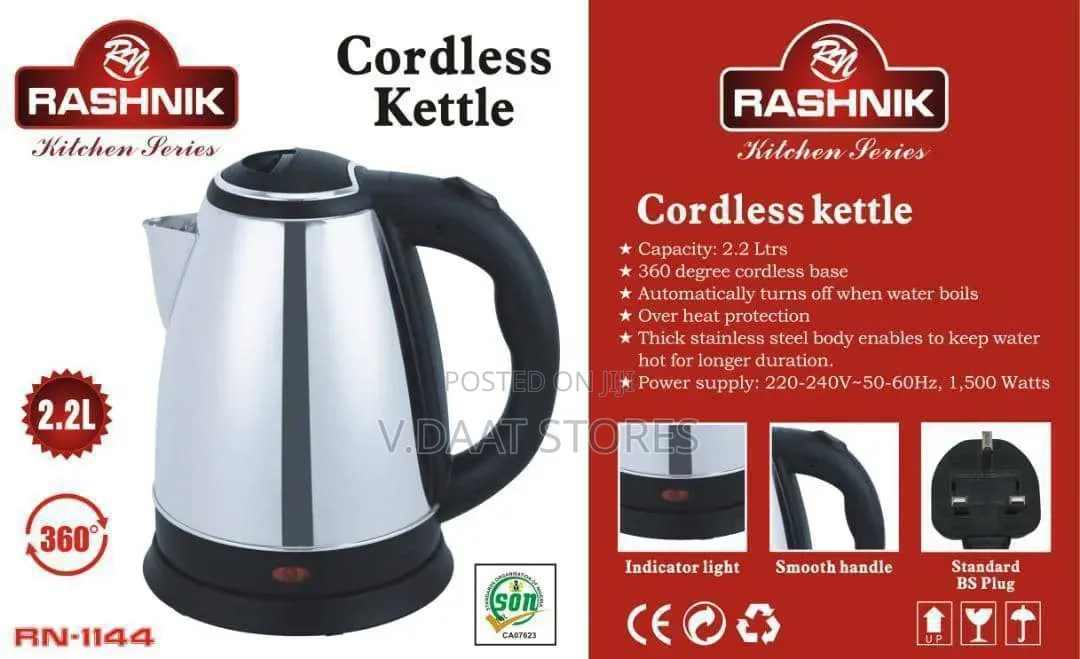 Rashnik Electric Kettle 2.2L
