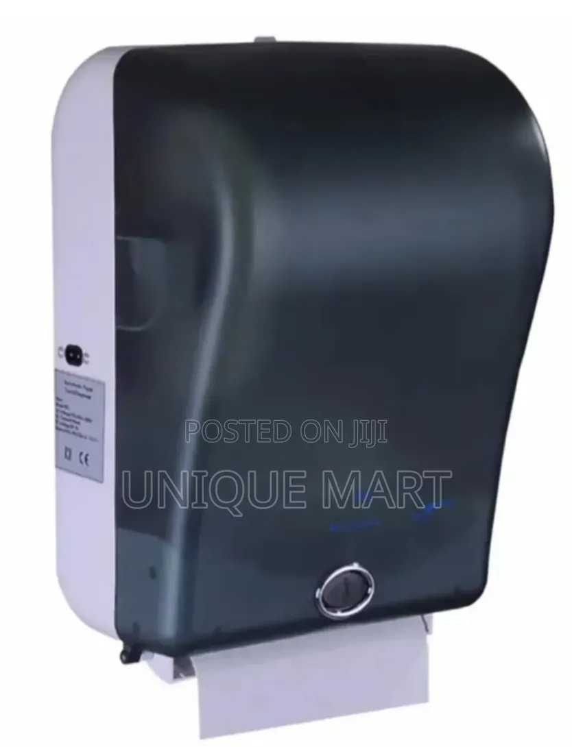 Automatic Wall Mounted Black Color Tissue Paper Roll Dispenser