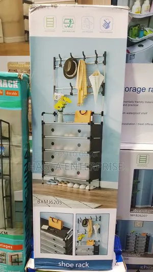 Shoe Rack With Hanger