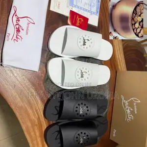 Luxury Designer White Slippers