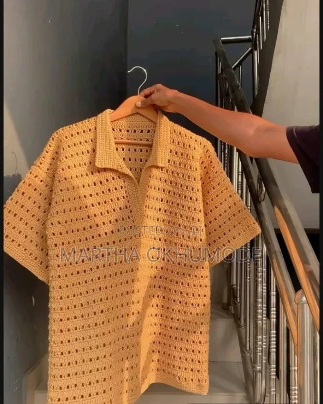 Crochet Men Shirt