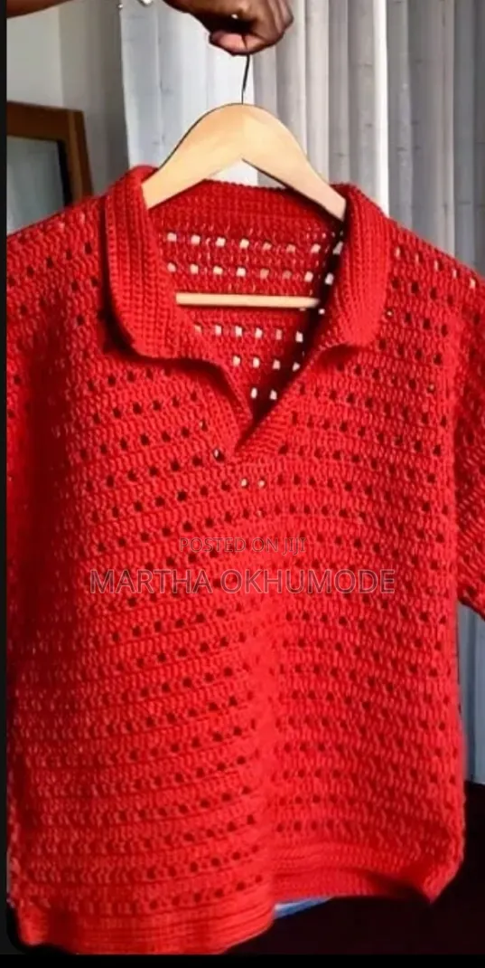 Crochet Men Shirt