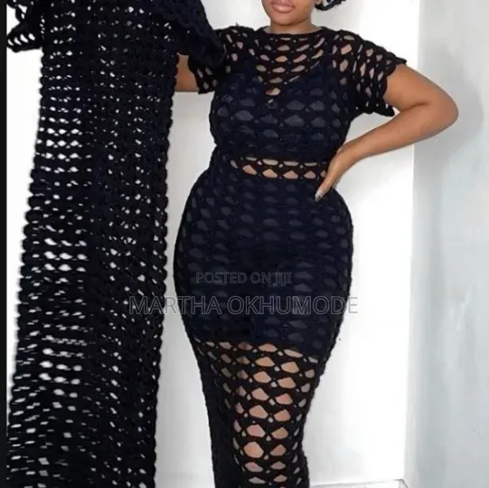 Crochet Shell Stitch Dress