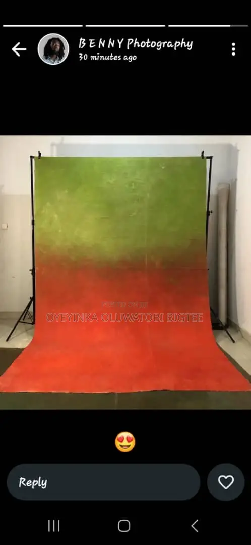 Handmade Custom Canvas Backdrop