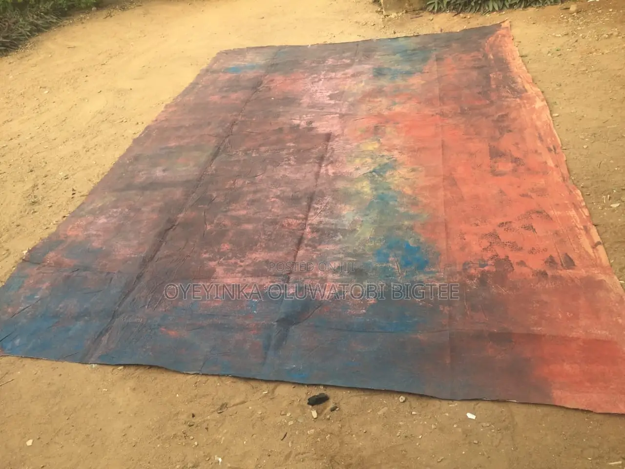 Handmade Custom Canvas Backdrop