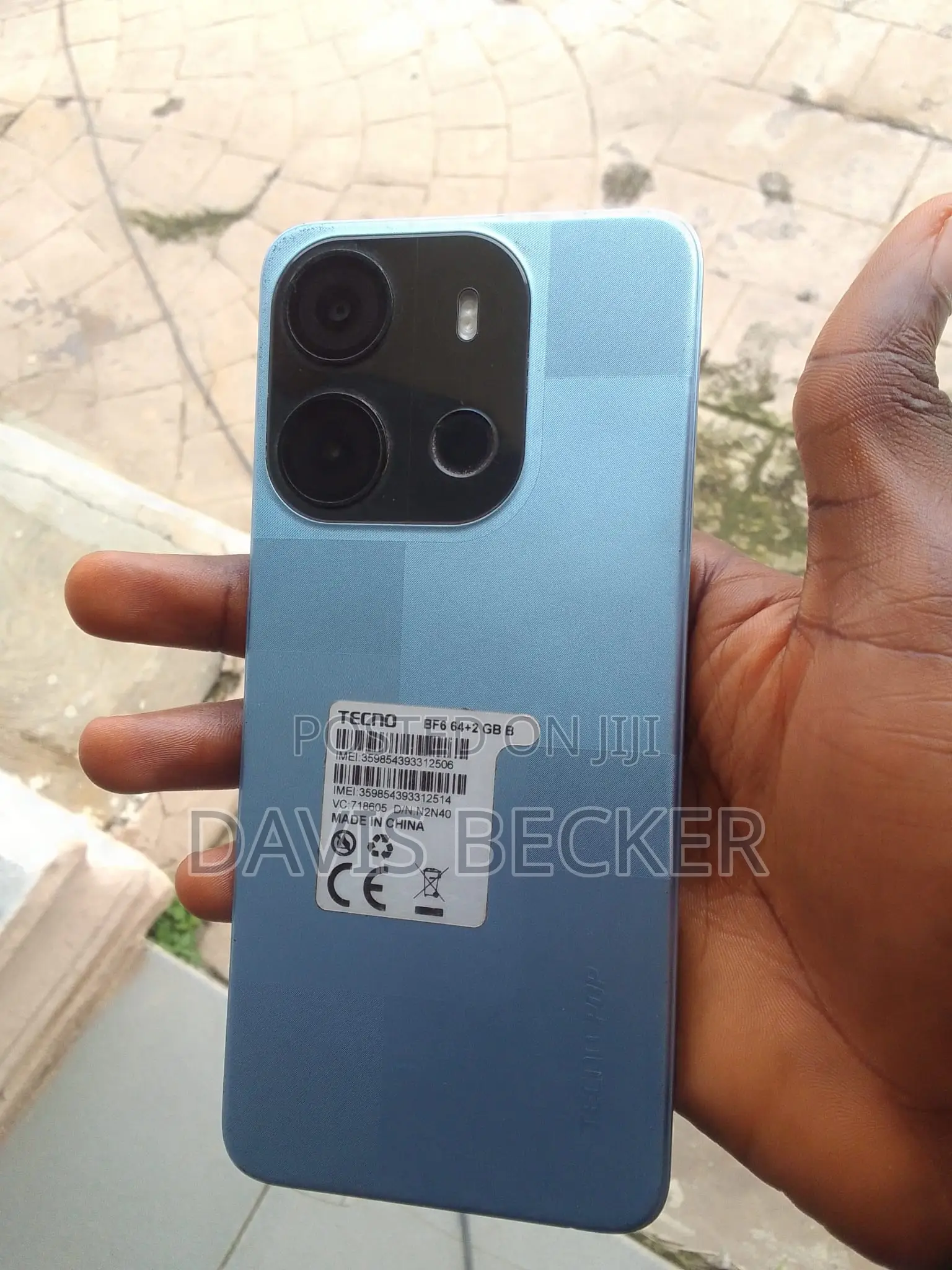 Tecno Pop 7 64 GB Blue