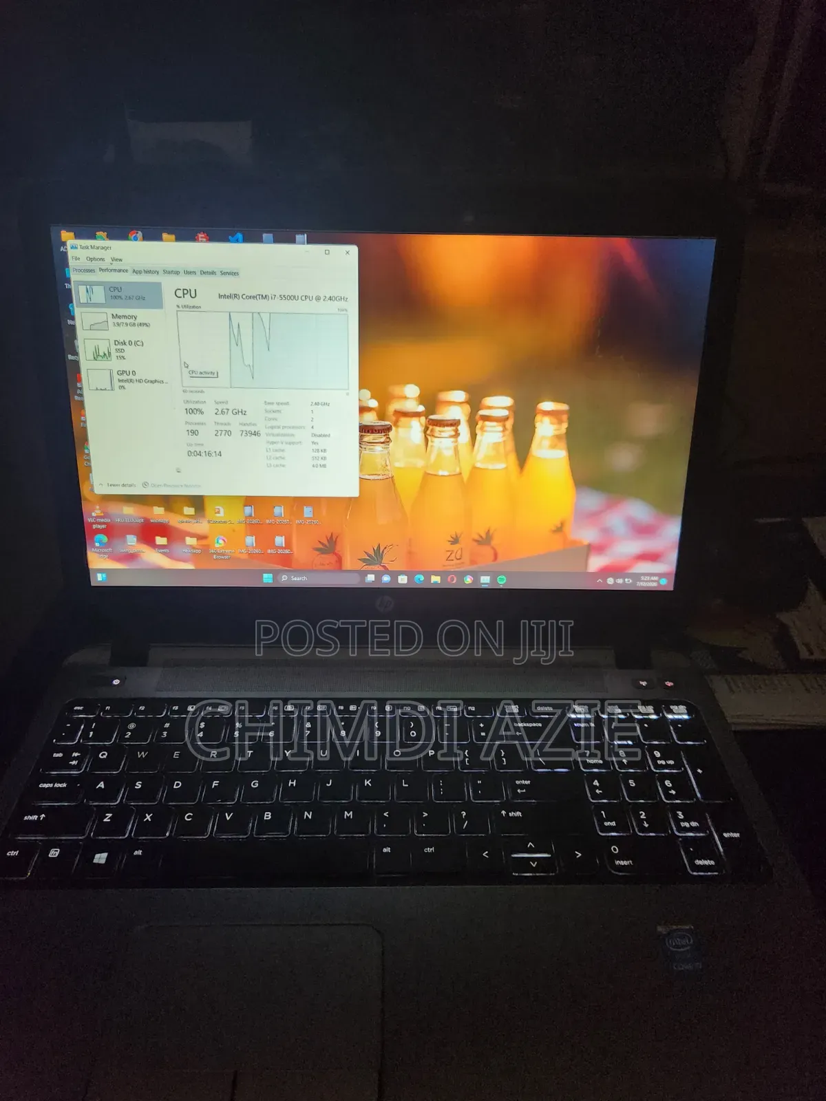 Laptop HP ProBook 450 G2 8GB Intel Core i7 SSD 256GB