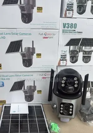 V380 Pro 4G Solar PTZ Security Camera – 12MP Ultra