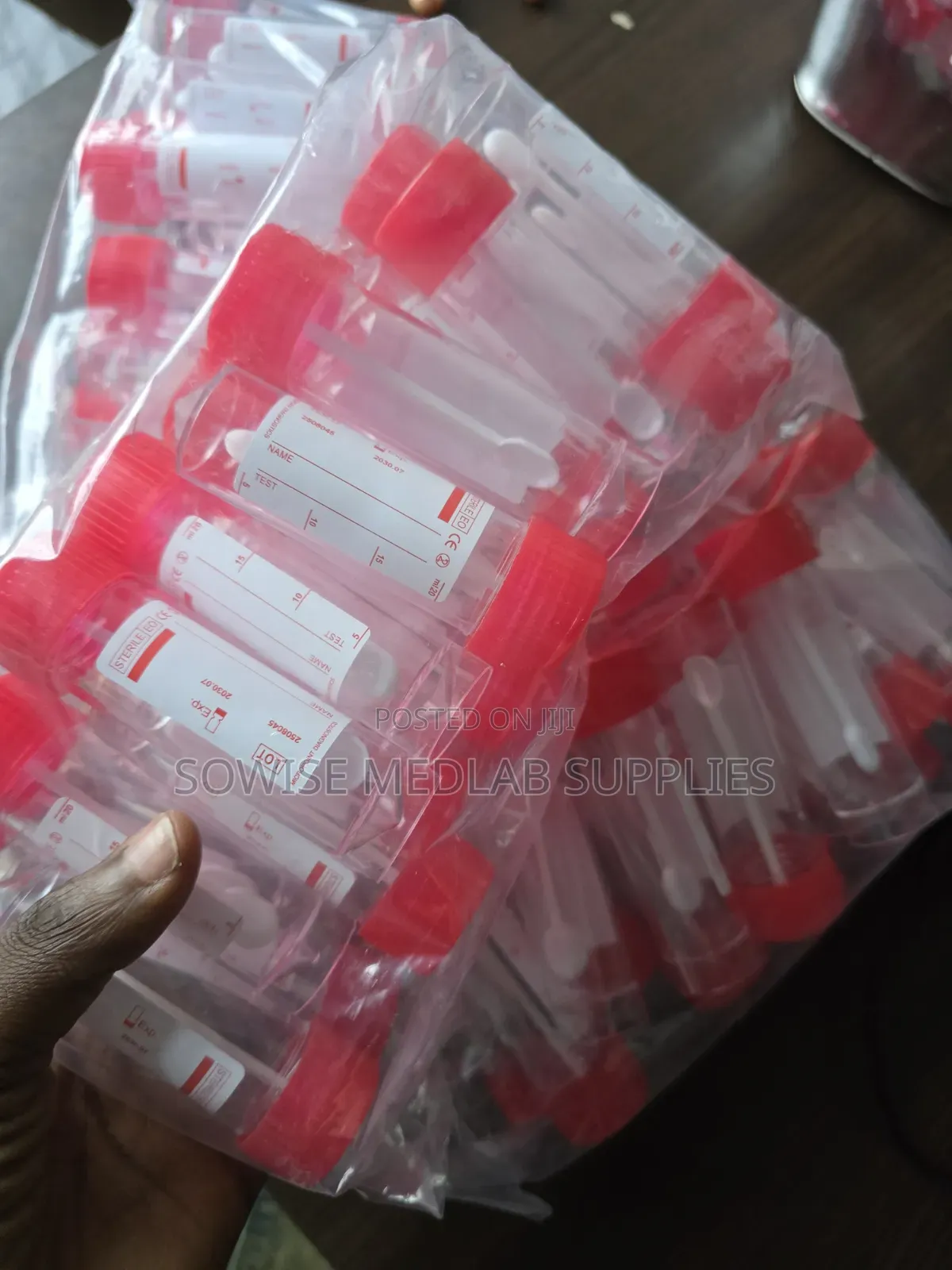 Stool Sample Container With Spoon
 – Specimen Collection Bottle