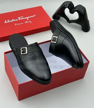 Side Buckle Half Shoe