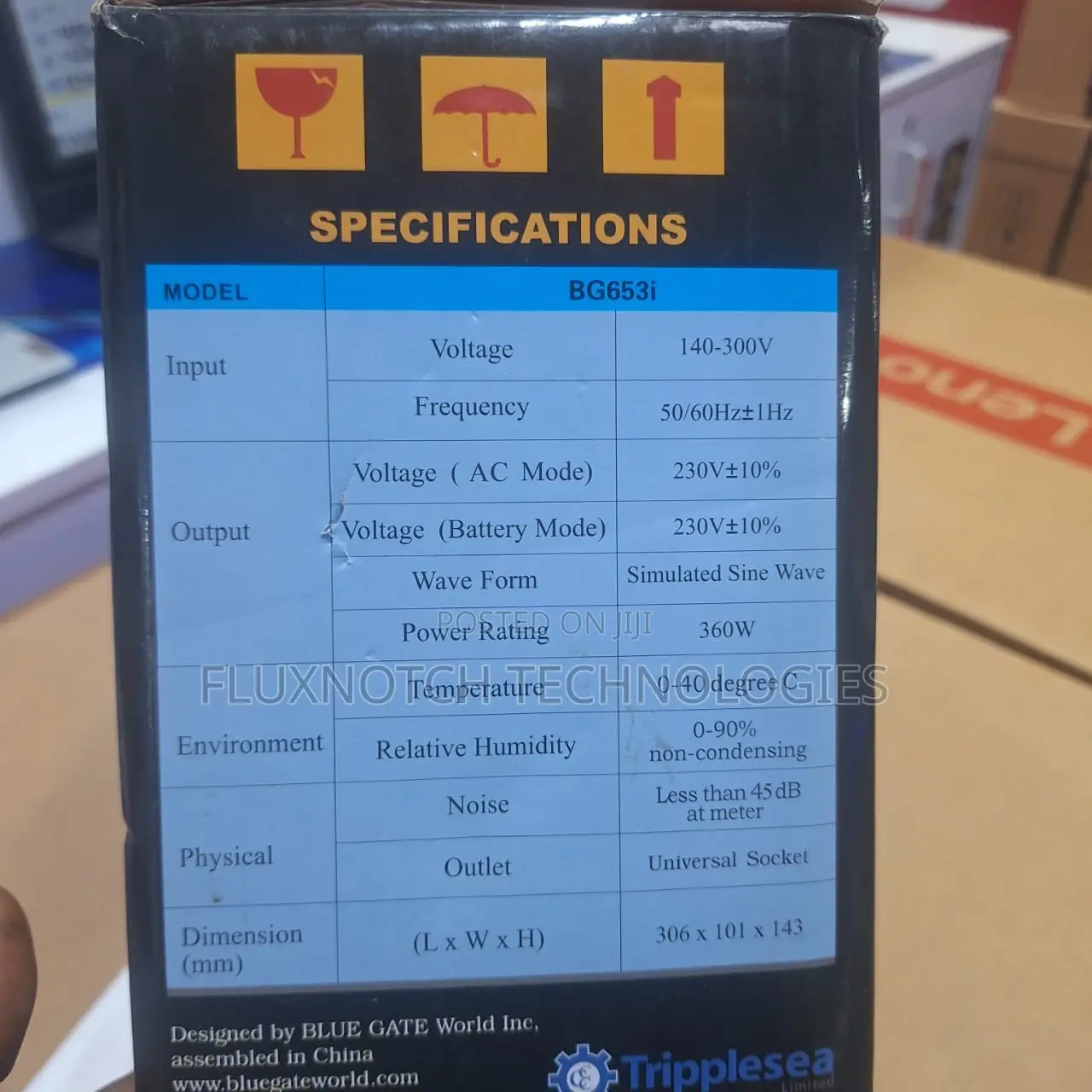 Ups Bluegate