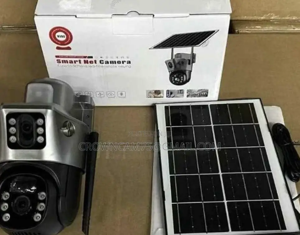 V380pro 4G Dual Lens Solar Powered CCTV Full Hd Camera