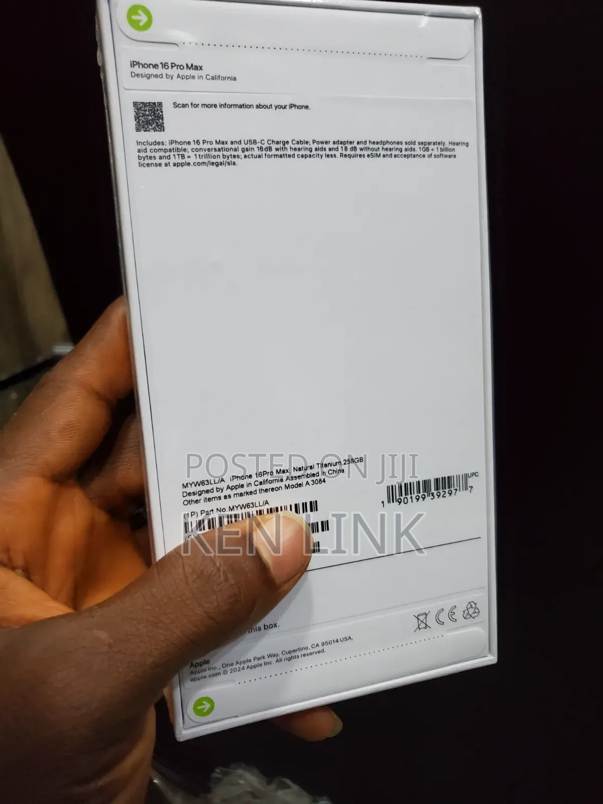 New Apple iPhone 16 Pro Max 256 GB Bronze