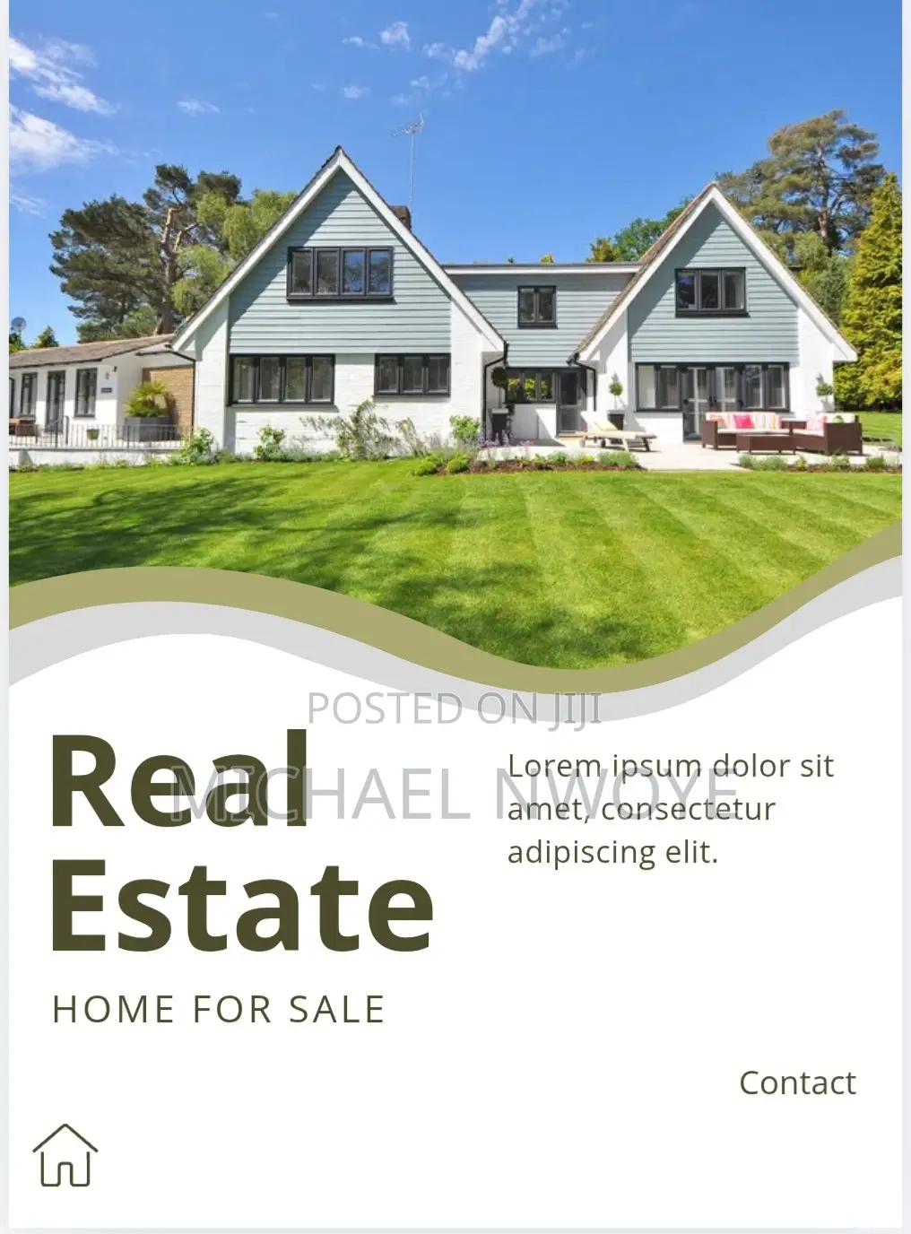 Real Estate Flyer Design Lagos | Same Day Property Ads