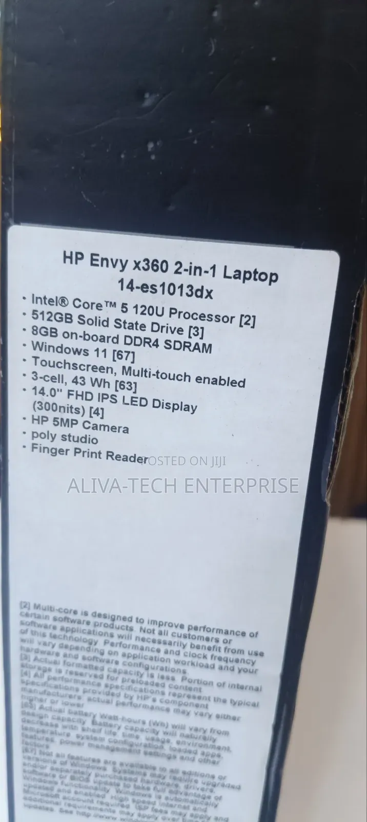Laptop HP Envy X360 8GB Intel Core 5 SSD 512GB