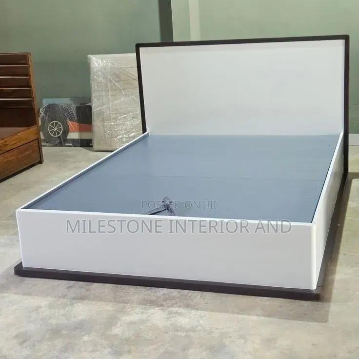 White Bed Frame With