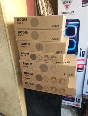 All Models of Boom BT Active Passive Ceiling Speakers Available