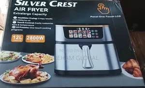12L Silver Crest Airfryer, 2800w