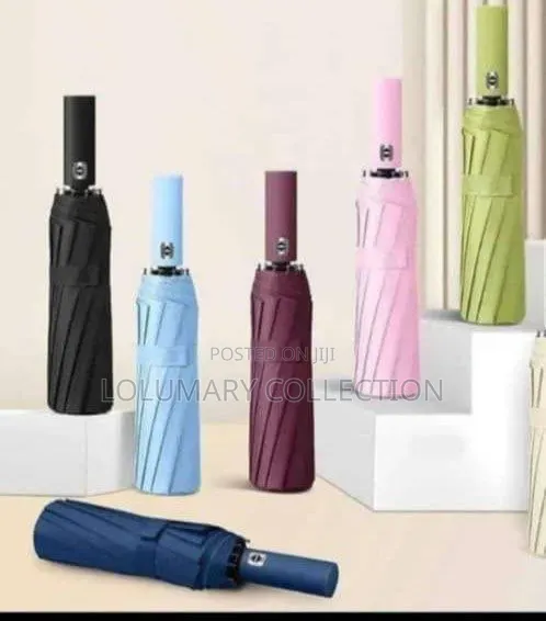 Windproof Compact Folding Automatic Umbrella