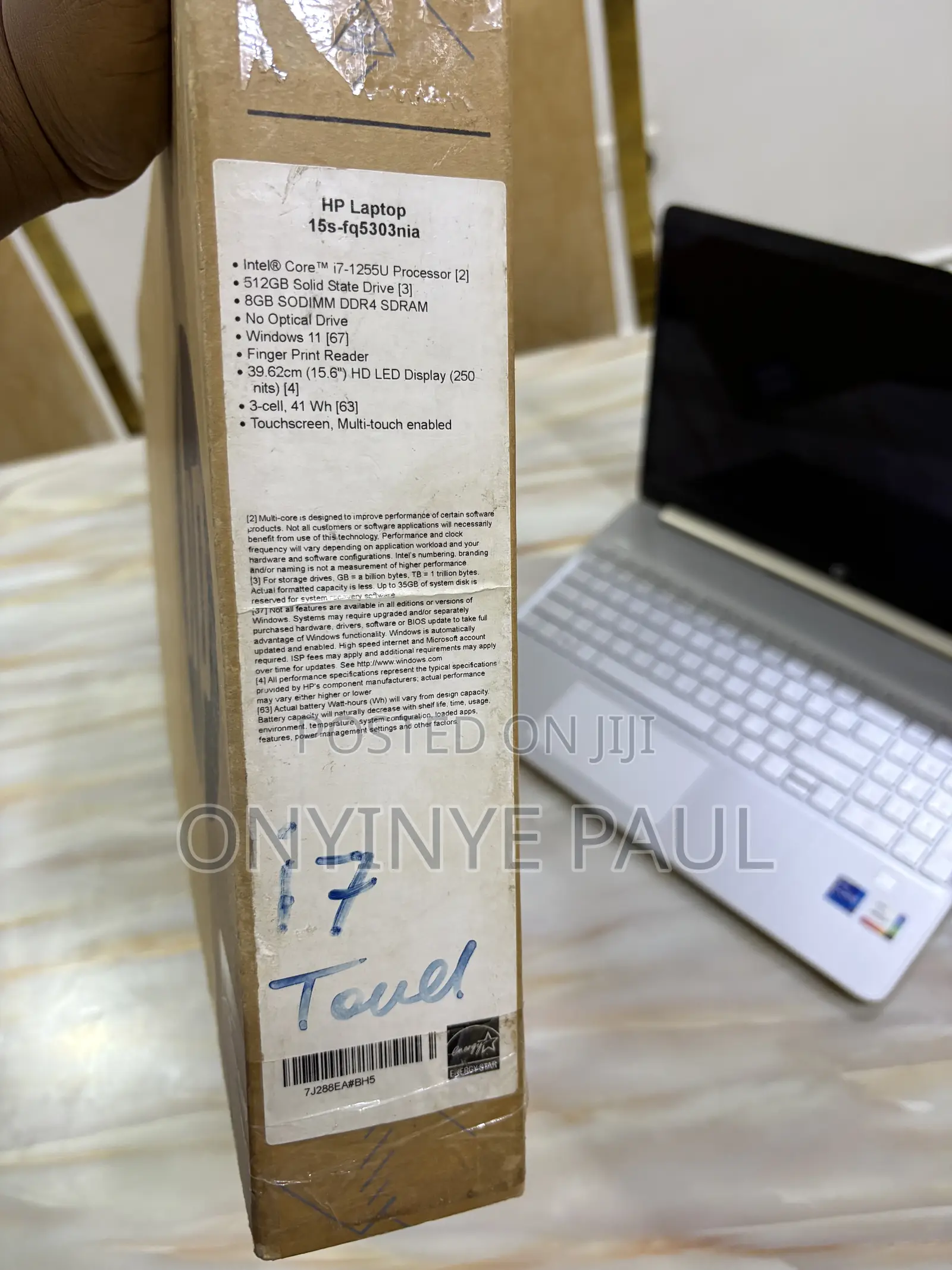 Laptop HP 15 8GB Intel Core i7 SSHD+SSD 256GB