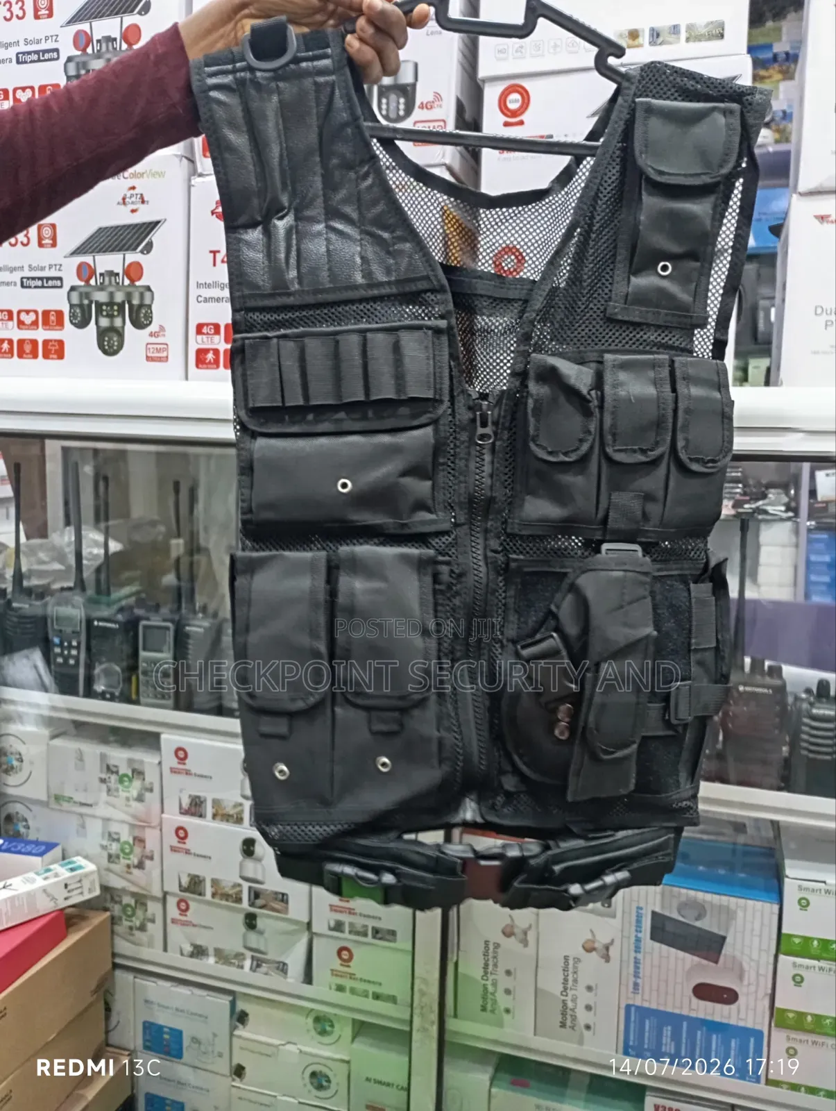 Tactical Jacket With Belt