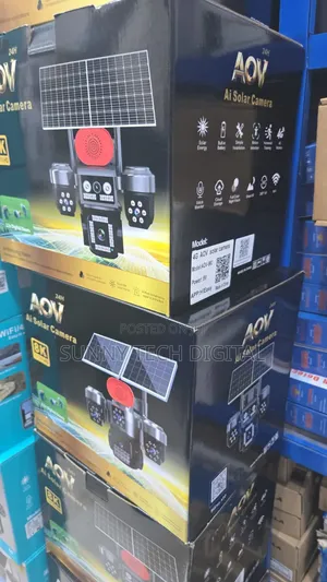 Hieasy 4 Lens PTZ Solar Camera With Double Panels