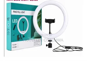 12-Inch LED Ring Fill Light With Phone Holder