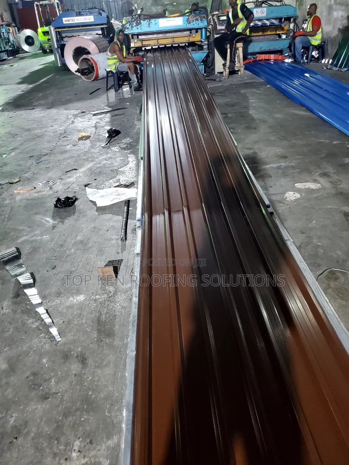 0.55 Nut Brown Longspan Aluminium Roofing Sheets