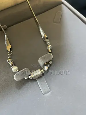 Mobius Ring Bone Necklace for Men Woman Non Fading Titanium Chain