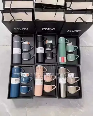 3 in 1 Insulated Vacuum Water Flask Gift Set